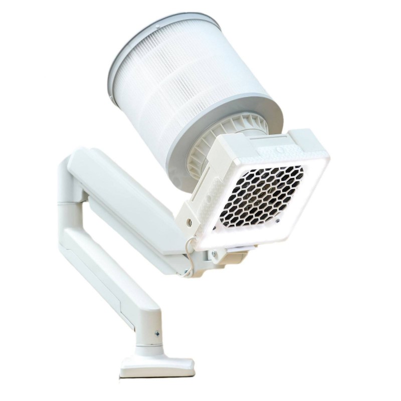 Aspiratore per unghie pieghevole da tavolo