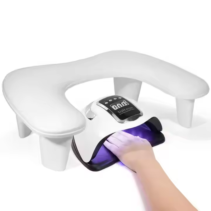 Poggiamani per manicure facile da pulire