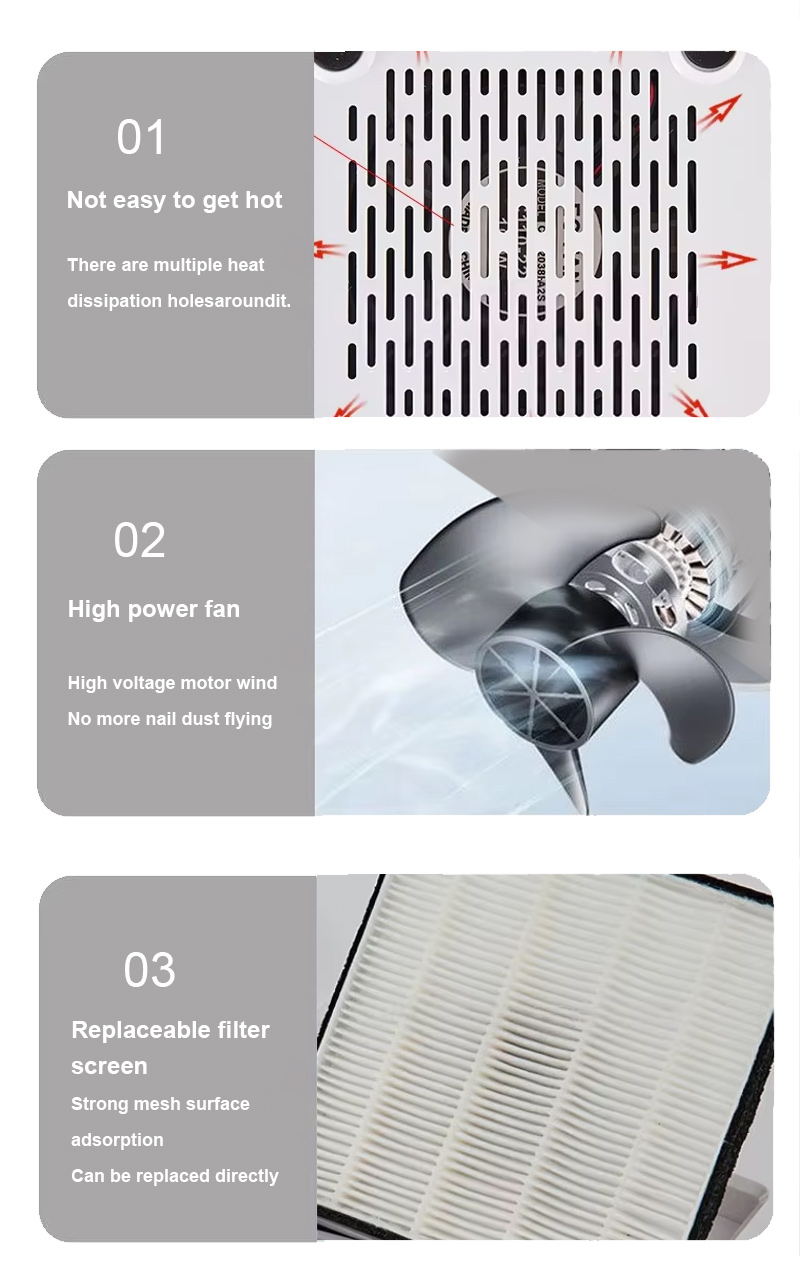 High-Capacity Nail Dust Collector