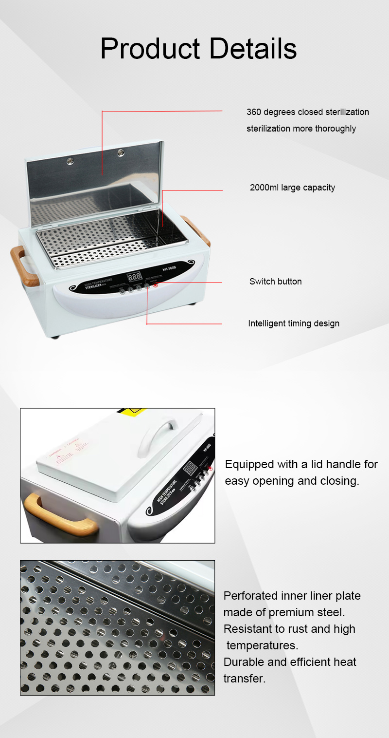Sterilization cabinets for various metal tools