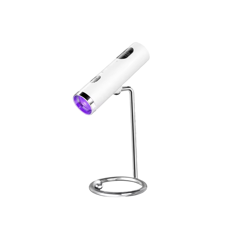 Mini lampada per unghie rotante con un dito