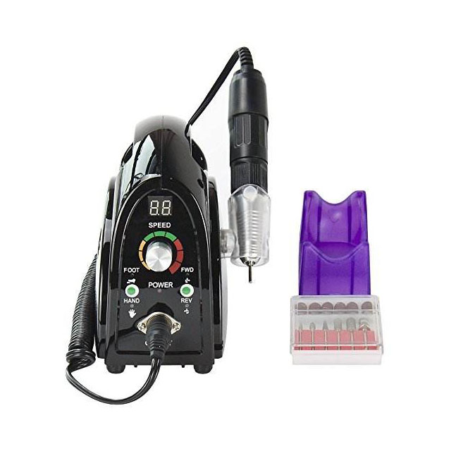 Set Trapano Per Unghie Elettrico Per Rimuovere Dip 65w 35000rpm