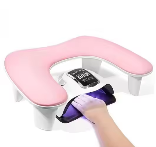 Cuscino per bracciolo per manicure professionale a forma di U
